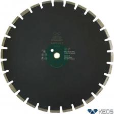 Сегментный алмазный диск по асфальту Диск алмазный сегментный Standart асфальт (450х25.4 мм) KEOS DBA02.450S