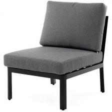 "Париж" модуль диванный алюминиевый центральный, цвет серый 4SIS арт.УТ-00006730