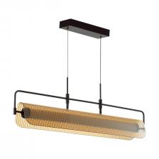 Подвесной светильник Odeon Light L-VISION ODL24 321 5056/35L LED 35W 3000К LINER Жёлтый