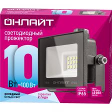 Светодиодный прожектор ОНЛАЙТ 71 656 OFL-10-4K-BL-IP65-LED, цена за 1 шт.