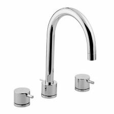 CISAL LESS NEW Смеситель для раковины на 3 отверстия, с донным клапаном, цвет хром