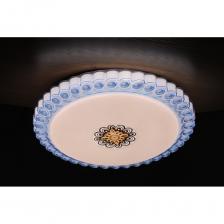 Светодиодный потолочный светильник предназначен для основного освещения внутри помещений различного назначения. Светодиодный потолочный светильник отличается высокой энергоэффективностью и простотой монтажа. Корпус изготовлен из металла, модель имеет опаловый рассеиватель. Дополнительные технические характеристики: Источник света: светодиоды SMD2835 Угол светораспределения: 180° Входное напряжение: 165–265 В Входная частота: 50–60 Гц Коэффициент пульсации: 5% Коэффициент мощности: cos ? > 0,5 Класс защиты от поражения эл. током: l Класс энергоэффективности: A+ Температура эксплуатации: от +1 до +40 °С Срок службы светодиодов: 25000 ч