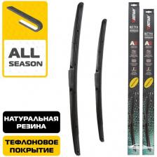 Щетки стеклоочистителя (дворники) гибридные Artway для (Мазда CX-7) Mazda CX-7 [ER] 2006-2013 (650мм-400мм) комплект - 2шт.