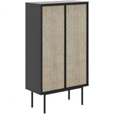 Шкаф 2-дверный Boho ОГОГО (арт.578498), (ЛДСП/Зеленый,Черный) ОГОГО Обстановочка!