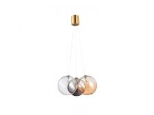 Подвесной светильник iLamp DROP 8110P/3 BRASS&MULTI COLOR