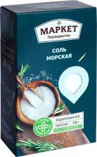 Соль Маркет Перекресток Морская йодированная 500г