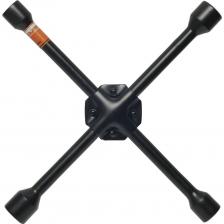 Усиленный баллонный ключ-крест Баллонный-крест ключ 17х19х22х1/2 черный лак, усиленный АвтоDело 30812 13530