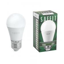 Лампа светодиодная, 15W 230V E27 4000K G45, SBG4515, цена за 1 шт.