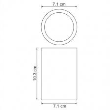 Стакан для зубных щеток WasserKRAFT Berkel (K-4928) белый