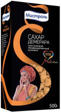 Сахар Мистраль Демерара тростниковый кусковой 500г