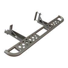 Силовые пороги STC предназначены для защиты кузова внедорожника как в городе, так и на бездорожье Пороги легко выдерживают подъем хай-джеком. Забраться в салон внедорожника на больших колесах благодаря порогам STC легко и просто, а прекрасно зарекомендовавшая себя накладка на порог не задерживает на себе грязь. Конструкция порогов STC крайне прочна и долговечна, пороги рассчитаны на эксплуатацию в тяжелых условиях – они изготовлены из цельной стальной трубы без применения сварки. Пороги крепятся к раме с помощью кронштейнов. Их стильная и эффектная наружность удачно подчеркивает брутальный облик внедорожника! Черное порошковое покрытие защищает от коррозии в любых условиях эксплуатации и не боится самых агрессивных реагентов. Весь силовой обвес STC рассчитан на эксплуатацию в тяжелых условиях, сертифицирован для использования в Российской Федерации; при установке никаких доработок автомобиля не требует. Пороги подходят только для а/м до 2004 года выпуска. Внимание! Внешний вид товара может отличаться от изображений, представленных на сайте. Несовпадение внешнего вида и комплектности реального товара с изображением и описанием на сайте не является показателем ненадлежащего качества товара!