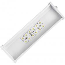 Светодиодные светильники GM С - серии - это доступное, надежное и эффективное решение для освещения промышленных объектов, складов, декоративной подсветки фасадов, спортивно-образовательных учреждений. Корпус светильника изготовлен методом экструзии алюминиевого сплава и окрашен белой порошковой краской (RAL9016). Это позволяет снизить массу светильника и обеспечить оптимальный температурный режим работы светодиодов и электронных компонентов. Оптическая часть выполнена из светостабилизированного полимера (ПММА), а светорассеивающее стекло сделано из ударопрочного монолитного поликарбоната толщиной 2 мм. Промышленные светильники GM C - серии имеют 2 вида крепления: Тросовое (крепится на тросовых подвесах к потолку или на опорную поверхность); универсальное (применяется для установки светильника под потолок или на стены, имея возможность регулировки угла наклона).