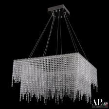 Подвесная люстра хрусталь светодиодная APL LED Sicilia SH04.71.D.Ni.4000