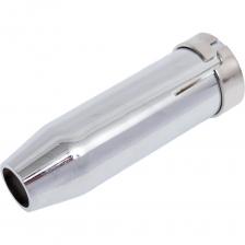 Сопло газовое коническое d-10 мм для горелок MIG-24 энаргит NG-24-10 предназначено для формирования равномерного потока защитного газа и защиты деталей горелки от механических воздействий во время полуавтоматической сварки MIG/MAG. Имеет высокую твердость и износостойкость. Применяется на горелках 24 серии и других схожих.