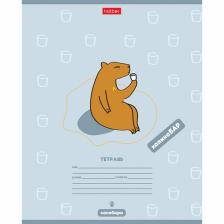 Тетрадь 12 листов в клетку «Я люблю Капибару», обложка мелованный картон, блок 65 г/м?, 5 В МИКС