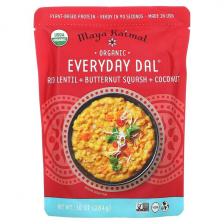 Maya Kaimal Organic Everyday Dal красная чечевица мускатная тыква и кокос 284 г (10 унций)