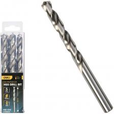 Набор сверл по металлу Deli DH-MHZ120-E3 (12 мм, 5 шт)Профессиональный инструмент для обработки металлов.Сверла диаметром 12 мм из высококачественной стали HSS 4341 с углом заточки 135°обеспечивают эффективное сверление различных металлических поверхностей. В комплекте прочный пластиковый кейс для удобного хранения.Основные преимущества:5 сверл увеличенного диаметра для профессионального использованияВысоколегированная сталь HSS 4341 с повышенной износостойкостьюОптимальный угол заточки 135°для работы с твердыми сплавамиУдаропрочный кейс 155x30x45 мм для безопасного храненияТехнические параметры:Диаметр: 12 ммКоличество: 5 штМатериал: сталь HSS 4341Угол заточки: 135°Размер кейса: 155x30x45 ммВес набора: 500 г