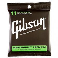 Струны для акустической гитары, GIBSON SAG-MB11 MASTERBUILT PREMIUM, 11-52