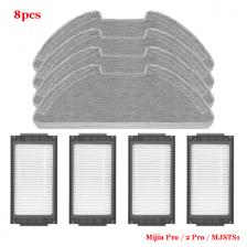 Насадка на швабру XiaoMi Mijia Pro / 2 Pro/MJSTS1, универсальная основная/боковая щетка, фильтр НЕРА, запчасти