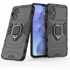 Чехол противоударный для Xiaomi Poco M5 и Poco M4 5G / Поко М5 и Поко М4 5G (Черный)