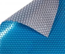 Покрывало плавающее Poolmagic ширина 4м синее\серебристое