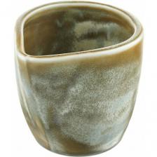 Сливочник Kunstwerk серия Агава 90мл, фарфор, зеленый