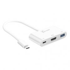 USB-хаб j5create USB Type-C to HDMI & USB 3.0 with Power Delivery Adapter JCA379