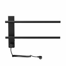 Полотенцесушитель электрический Wonzon & Woghand Nurnberg WW-AL342-MB черный матовый