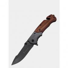 Нож складной BROWNING DA308, сталь 420, стропорез, стеклобой, рукоять накладки дерево