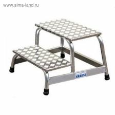 Подставка монтажная KRAUSE STABILO, алюминиевая, противоскользящая, 2 ступени