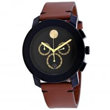 Мужские часы Movado с черным циферблатом