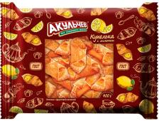Печенье Акульчев Купелька сдобное с лимонной начинкой 400г