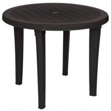 Стол Элластик пласт Элластик круглый шоколадный 95х95х74 см