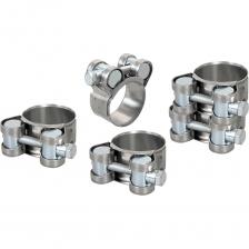 Силовой хомут из нержавеющей стали KRAFT W2, 23-25 мм, уп. 5 шт. KT 880515