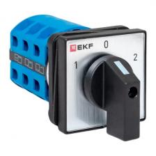 EKF pk-1-23-25-65 Переключатель кулачковый ПК-1-23 25А 3P «1-0-2» IP65 1 шт