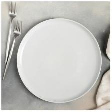 Добрушский фарфоровый завод Блюдо для пиццы, 30 см, 1.488 л, 1 шт., белый