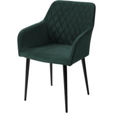 Стул ЗЕЛЕНЫЙ #19, велюр / черный каркас M-City BRANDY-X 461MC03499