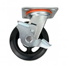 Большегрузное поворотное колесо с тормозом устанавливается на оборудование, которое необходимо надежно зафиксировать неподвижном состоянии: платформенные тележки, строительные леса, вышки-туры. Ножной тормоз-бабочка препятствует движению во время стоянки. Внимание, изображение товара может отличаться от реального! Верные параметры указаны в технических характеристиках товара.