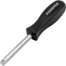 Отвёртка FORSAGE с посадочным квадратом 1/4" — это универсальный инструмент, предназначенный для работы с торцевыми головками и битами различных профилей. Благодаря прочной конструкции из хромованадиевой стали (Cr-V) и хромированному покрытию, инструмент устойчив к коррозии и рассчитан на длительную эксплуатацию в условиях интенсивной нагрузки.Рукоятка-удлинитель обеспечивает удобный доступ к труднодоступным местам, а возможность быстрой смены насадок делает отвёртку незаменимой при ремонте автомобилей, сборке техники и выполнении монтажных работ.ПреимуществаКомплект из 3 штук Удобно для распределения по рабочим зонам, создания запаса или использования в разных проектах.Посадочный квадрат 1/4" Совместим с широким спектром торцевых головок и бит — универсальность в применении.Материал — хромованадиевая сталь (Cr-V) Высокая прочность, устойчивость к деформации и износу.Хромированное покрытие Защищает от коррозии и продлевает срок службы инструмента.Функция удлинителя Позволяет работать в труднодоступных местах, облегчая монтаж и демонтаж.Быстрая смена насадок Упрощает процесс ремонта — не нужно искать отдельные отвёртки под каждый профиль.Универсальность применения Подходит для автосервиса, сборки мебели, ремонта техники и других задач, где используются винтовые соединения.