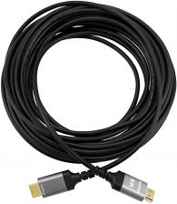 Аудиокабель Кабель аудио-видео Digma HDMI (m)/HDMI (m) 50м. позолоч.конт. черный (HDMI-AOC2.1-50)