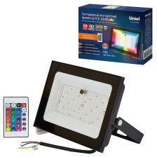 Прожекторы светодиодные Uniel ULF-F60-50W/RGB IP65 200-240В BLACK N1, цена за 1 шт