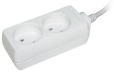 IEK Удлинитель У2 2 места WYP10-06-02-01-N 1 шт