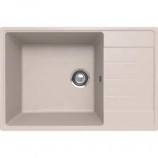 ULGRAN Quartz Prima 760 - односекционная прямоугольная кухонная мойка с увеличенной чашей и функциональным крылом, изготовленная на современном автоматизированном оборудовании из высококачественных кварцевых композитов по инжекционной технологии (литье под давлением). Кварцевый композит является поистине инновационным материалом в производстве кухонных моек. Он сочетает в себе такие неоспоримые преимущества как повышенная влагостойкость и термостойкость, возможность придать мойке при изготовлении практичный и функциональный дизайн, увеличенное сопротивление внешнему износу, снижение уровня шума при падении струи воды, безусловная гигиеничность и простота в уходе, а также сравнительно малый вес при высокой прочности. Мойка является реверсивной, то есть оборачиваемой - крыло можно установить как справа, так и слева. Предусмотрено 4 намеченных отверстия под смеситель и аксессуары (дозатор или клапан-автомат). Мойка устанавливается в кухонный шкаф шириной от 60 см. Данная мойка имеет современный минималистичный дизайн, а наличие эргономичного крыла сделает работу с данной мойкой еще более удобной и комфортной. Можно складывать чистую посуду, вымытые овощи или хранить кухонные аксессуары на дополнительной рабочей поверхности, а специальная форма крыла будет способствовать отведению стекающей воды в чашу мойки, а также защищать столешницу возле мойки от разбрызгивания воды. В комплектацию входит сливная арматура серии "Элит" с гофротрубой, технический паспорт и гарантийный талон. Заводская гарантия составляет 7 лет, а срок службы данной мойки, при соблюдении основных правил ухода за ней, составляет более 20 лет.