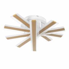 Люстра с ПДУ «Джема» LED 140 Вт 3000-6000 Вт RGB золото 50x50x12 см BayerLux