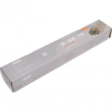 Сварочные электроды S-46.15 Universal предназначены для ручной дуговой сварки углеродистых, низколегированных конструкционных сталей и судостроительных сталей нормальной прочности с пределом текучести до 490 МПа во всех пространственных положениях (особенно для вертикального сверху вниз). Может использоваться для сварки как от источника переменного, так и от постоянного тока при любой полярности.Преимущества электродов:Сварка электродами спокрытием рутилового типа (рутилово-целлюлозным) обеспечивают крупнокапельный перенос металла, благодаря чему они подходят для сварки листового металла, особенно для сварки тонколистовой стали коротким прерывистым швом, содержание целлюлозы позволяет вести сварку вертикально вниз.Он обладает отличными сварочными характеристиками, такими как относительно слабая чувствительность к ржавчине, грунтовке и загрязнения поверхности изделий, стабильная дуга, небольшое разбрызгивание расплавленного металла, легкостью отделения шлака и формированием равномерной мелкочешуйчатой поверхности наплавленного валика с плавным переходом к основному металлу.Сварочные электроды соответствуют:AWS А5.1: E6013;ИСO 2560-А: Е 38 0 RС 1 1;ГОСТ 9467: тип Э46.Примечание:Аналог электродов:ESAB ОKGoldRox.Общие указания:Сварочные электроды не требуют прокаливания перед сваркой.В случае увлажнения – прокалка 30-60 минут при температуре150-170°C.Положение сварки: РА, РВ, РС, РD, РЕ, РF,PG.