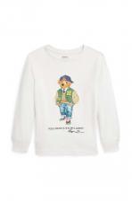 Хлопковая рубашка с длинными рукавами Polo Ralph Lauren для мальчиков, белый