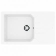 Мойка кухонная Alveus Granital Record 40 Arctic-G11 780х480х180 с сифоном, белая