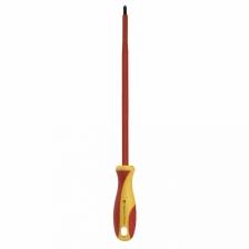 Диэлектрическая отвертка крестовая PH2x175, до 1000В,VDE,прорез.ручка, серт. испыт.SmartbuyTools/120, цена за 1 шт