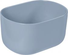 Накладная раковина SantiLine SL-1113BM голубая матовая
