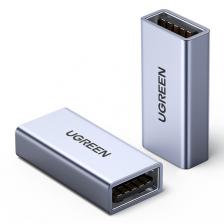 USB-хаб UGREEN US381 USB3.0 A/F to A/F Adapter Aluminum Case, серый 20119_